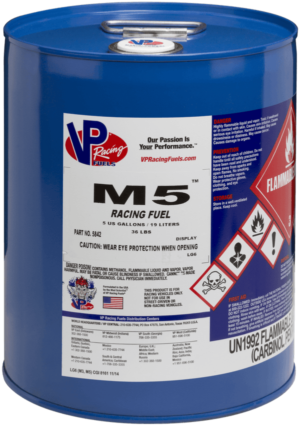 5842 Vp Racing M5 Vp Fuel 5 Gal Pail