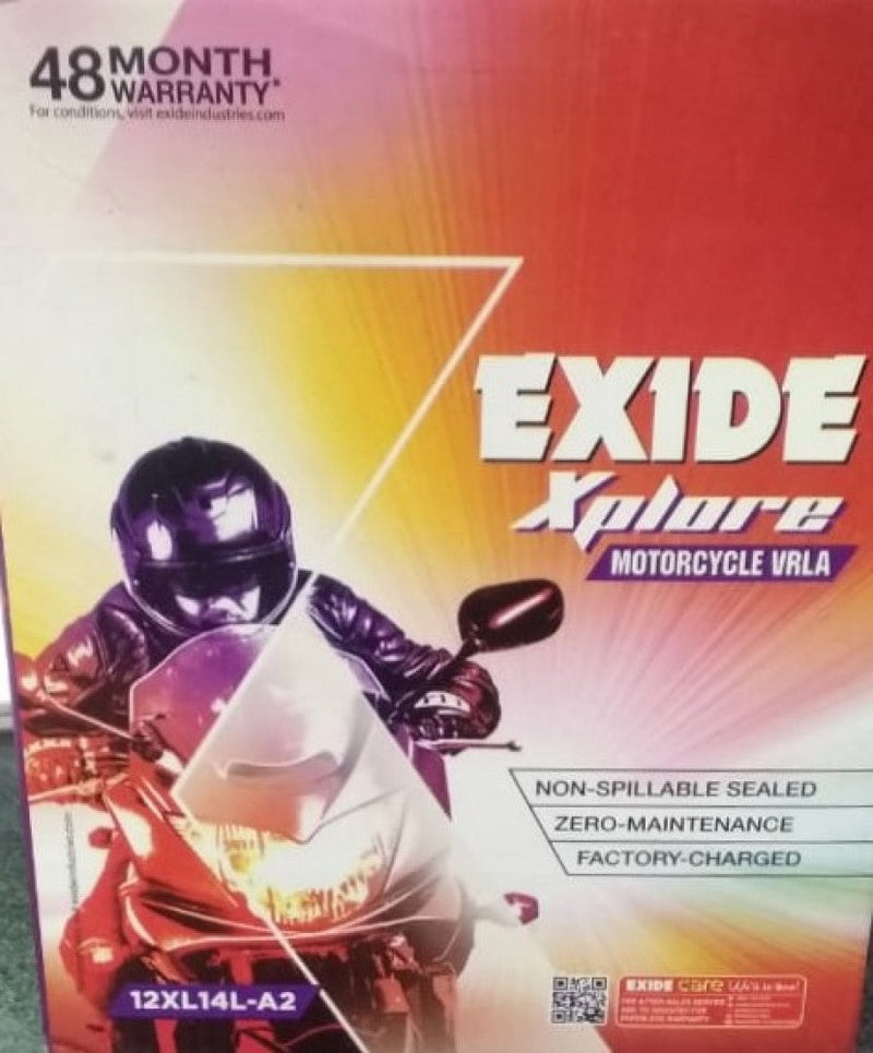 14-A2 Exide Battery Motorcycle Battery