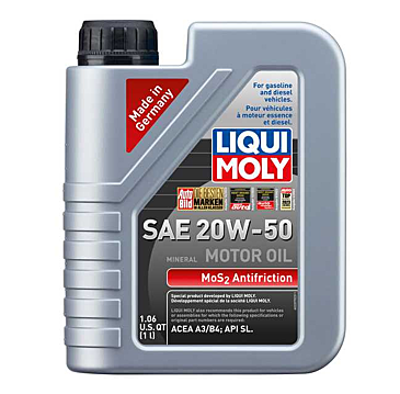 Liqui Moly MoS2 Antifriction Motoroil SAE 20W-50