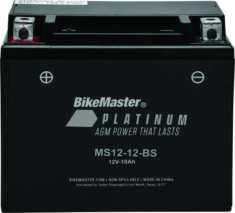 BikeMaster AGM Battery - MS12-12-BS - 780708