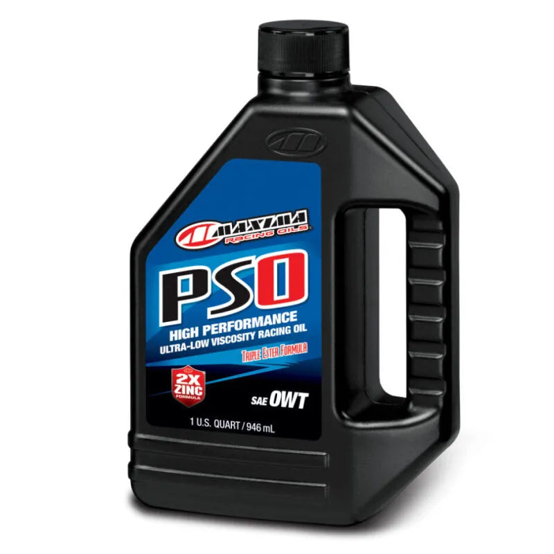 Maxima Performance Auto PS0 0WT Ultra-Low Viscosity Racing Oil - Quart