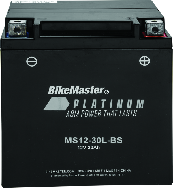 BikeMaster AGM Battery - MS12-30L-BS - 780728