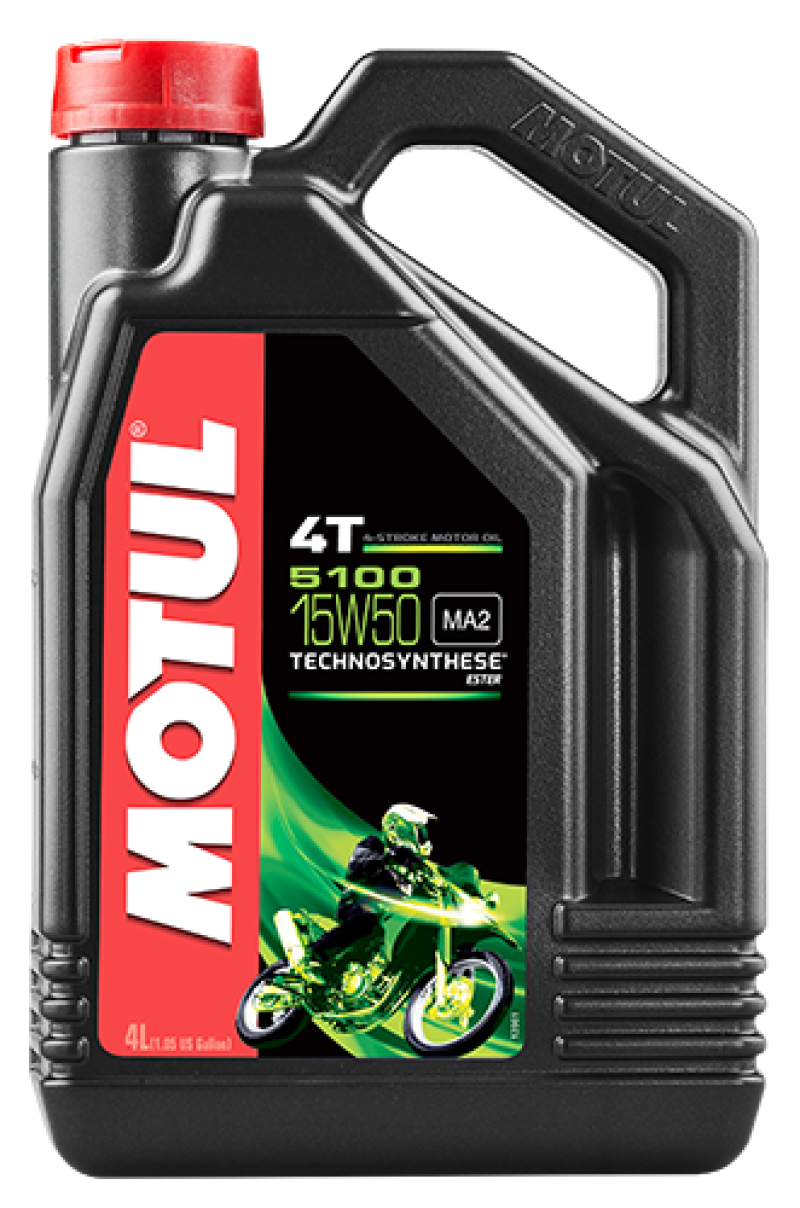 Motul 104083 5100 Ester/Synthetic Engine Oil 15W50 4 Lt