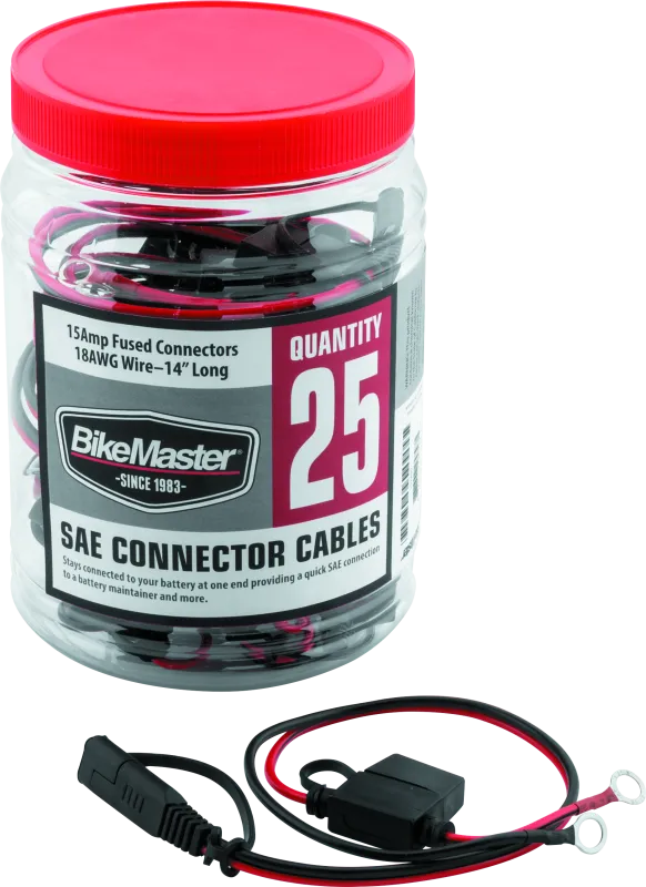 BikeMaster Sae Wire w/Fuse - 25Piece Tub