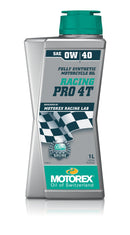 Motorex 308255 Racing Pro 4T 0W40 1Lt 10/Case