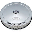 Ford Racing Air Cleaner Kit - Chrome w/Mustang Emblem