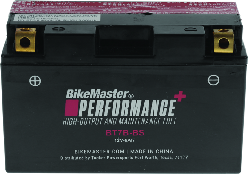 BikeMaster BT7B-BS Battery - 781312