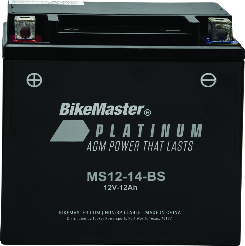 BikeMaster AGM Battery - MS12-14-BS - 780713