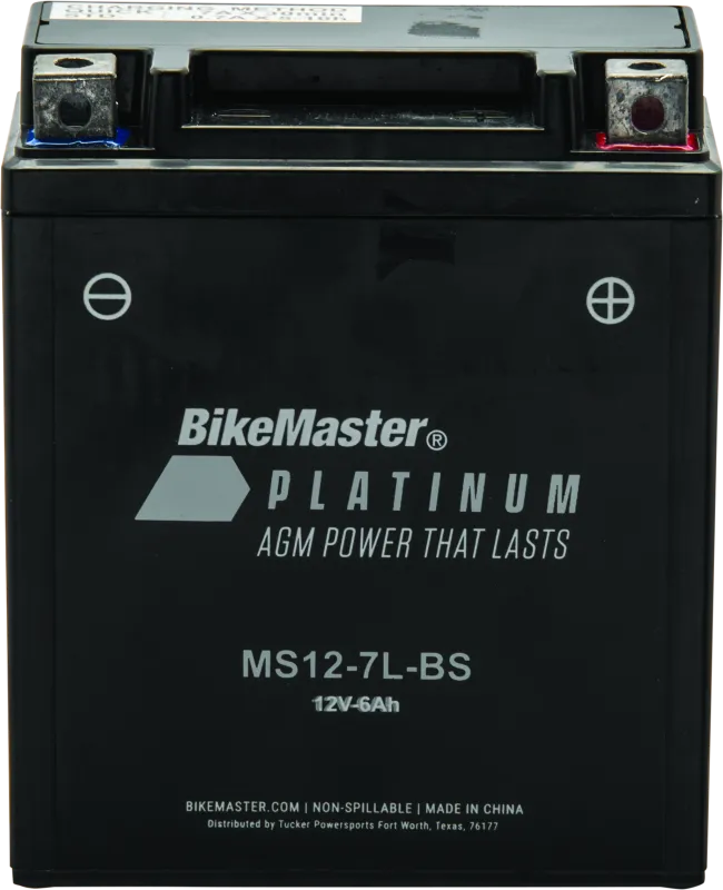 BikeMaster AGM Battery - MS12-7L-BS