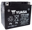 Yuasa YTX12-BS Maintenance Free AGM 12 Volt Battery (Bottle Supplied)