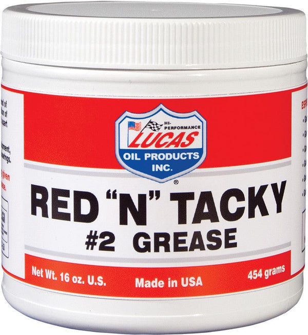 Lucas 10574 Red 'N' Tacky #2 Grease 1Lb Tub