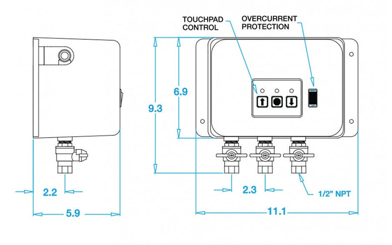 Groco 3 Port Oil Change System with Reversing Switch - 12V