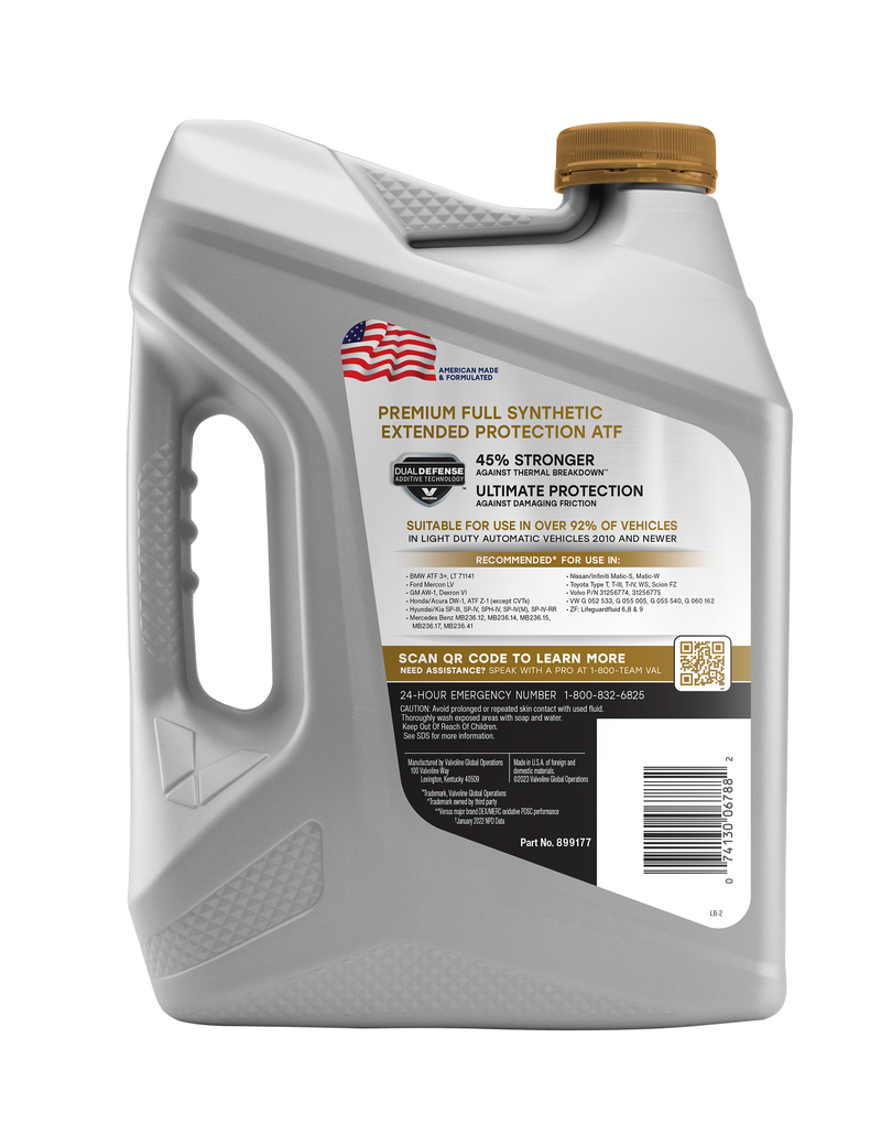 Valvoline Extended Protection Full Synthetic Automatic Transmission Fluid