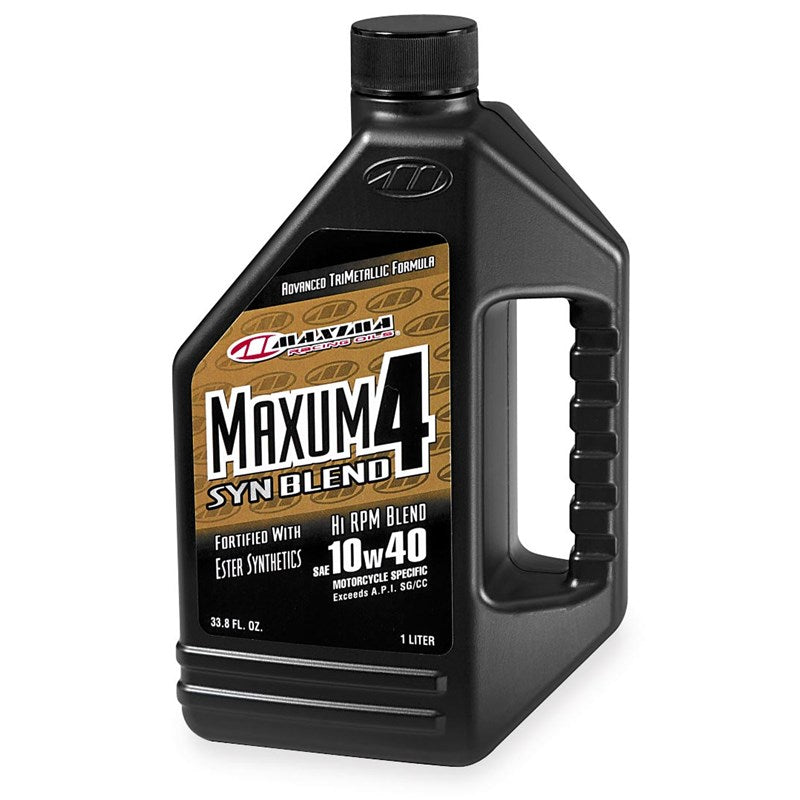 34055B Maxima Motor Oil Syn Blend 4T 10W40 55 Gal Drum