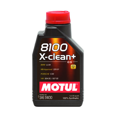 Motul 5W30 8100 X-clean+ Synthetic Oil (1 Liter)