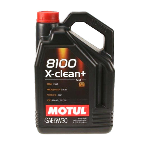 Motul 5W30 8100 X-clean+ Synthetic Oil (5 Liter)