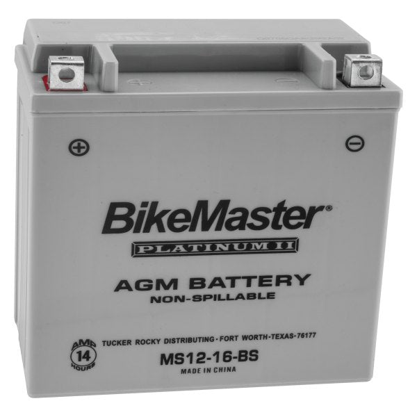 BikeMaster AGM Battery - MS12-16-BS - 780720