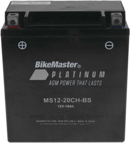 BikeMaster AGM Battery - MS12-20CH-BS - 780773